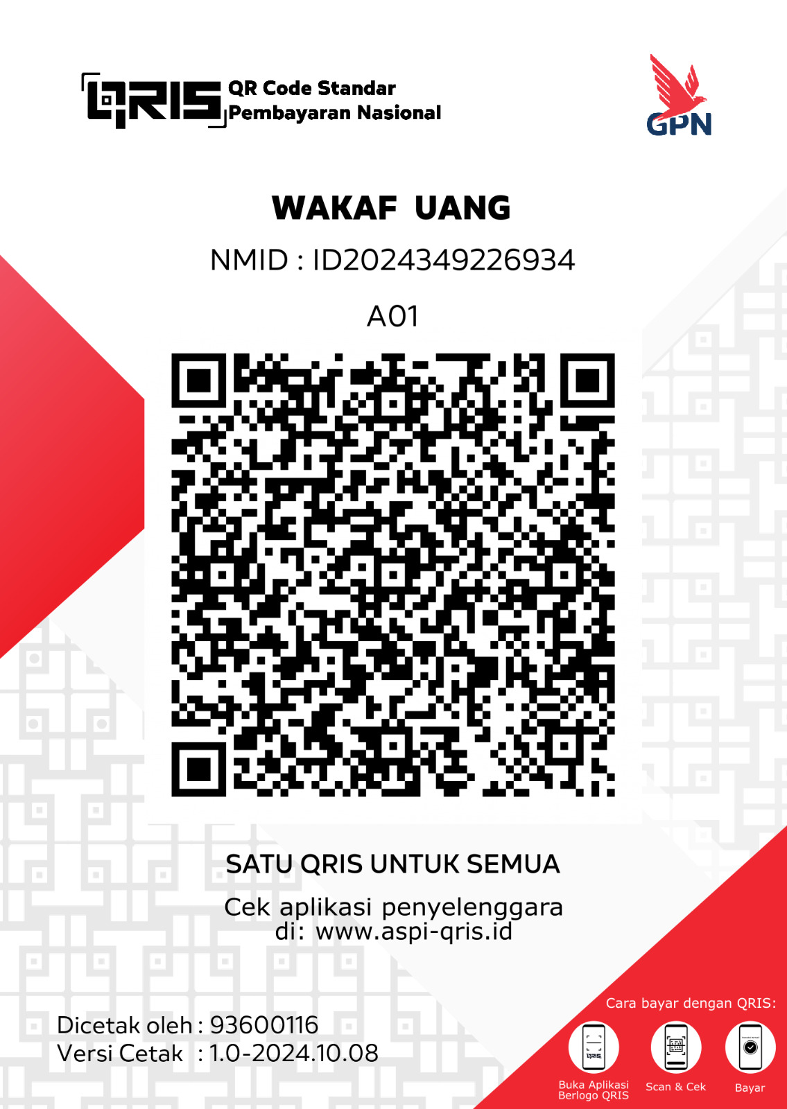 QRIS Wakaf Uang